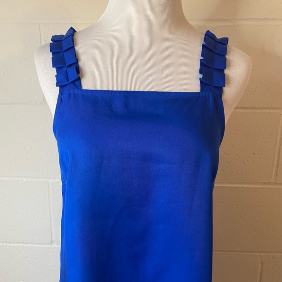 Cremieux Blue Sleeveless Mini Shift Dress Size XS - Picture 2 of 10
